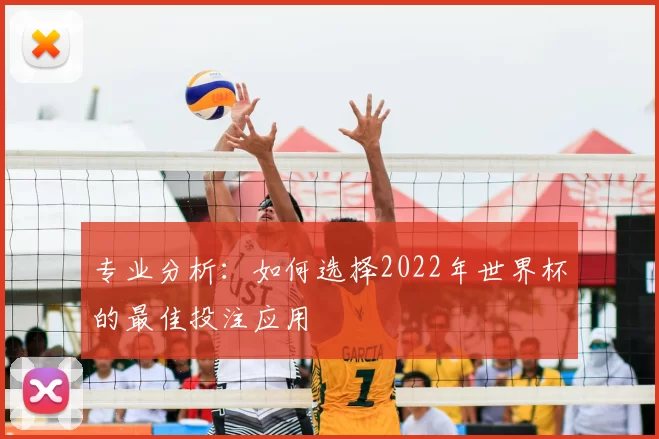 专业分析：如何选择2022年世界杯的最佳投注应用