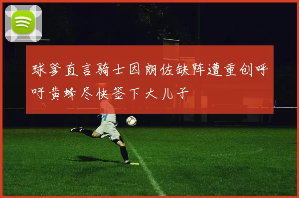 球爹直言骑士因朗佐缺阵遭重创呼吁黄蜂尽快签下大儿子