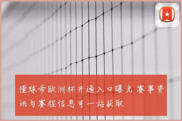 懂球帝欧洲杯开通入口曝光 赛事资讯与赛程信息可一站获取